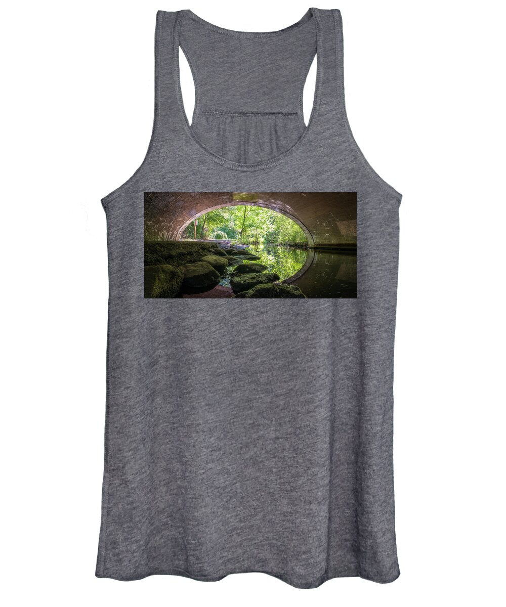 Summer Women's Tank Top featuring the photograph Summertime Tunnel Vision by John Randazzo