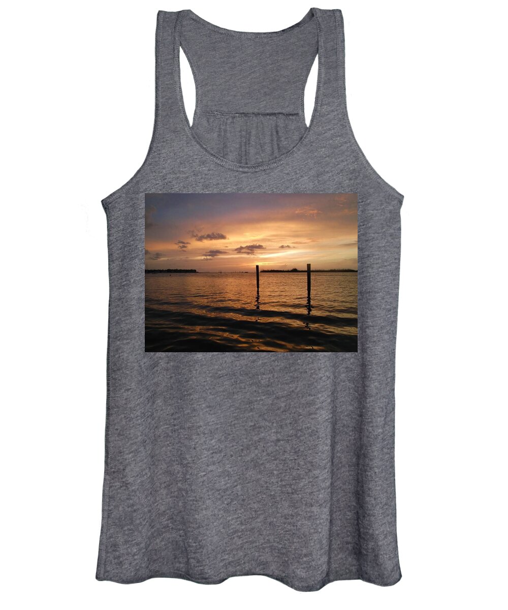 Florida Women's Tank Top featuring the photograph Sunset at Keywest by Bnte Creations