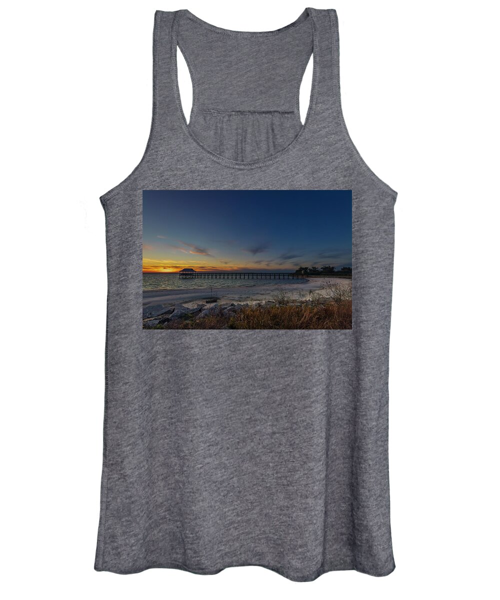 Sunset Women's Tank Top featuring the photograph Sunset Serenity by JASawyer Imaging