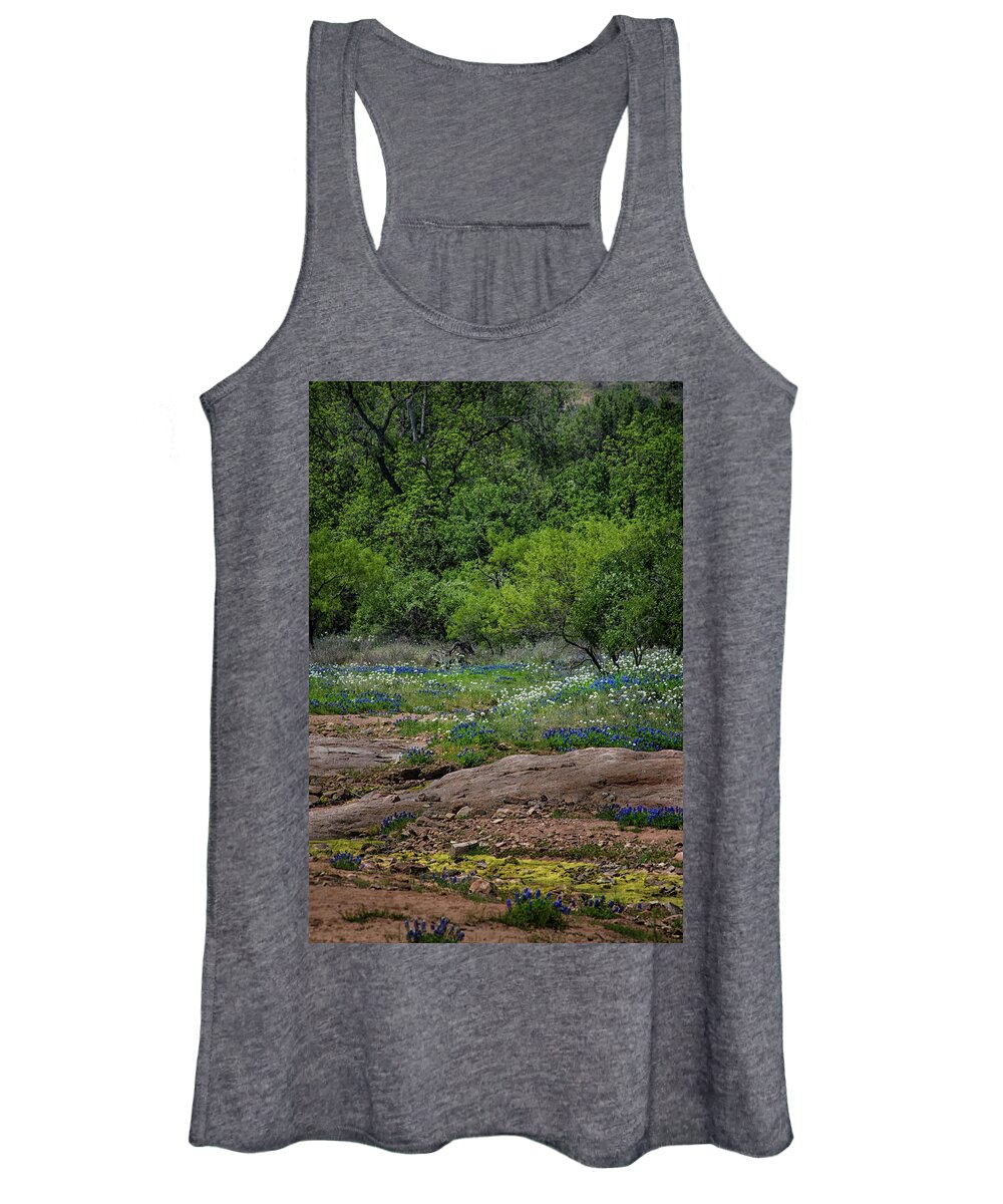 Wild Flowers Women's Tank Top featuring the photograph Texas Bloom by Jolynn Reed