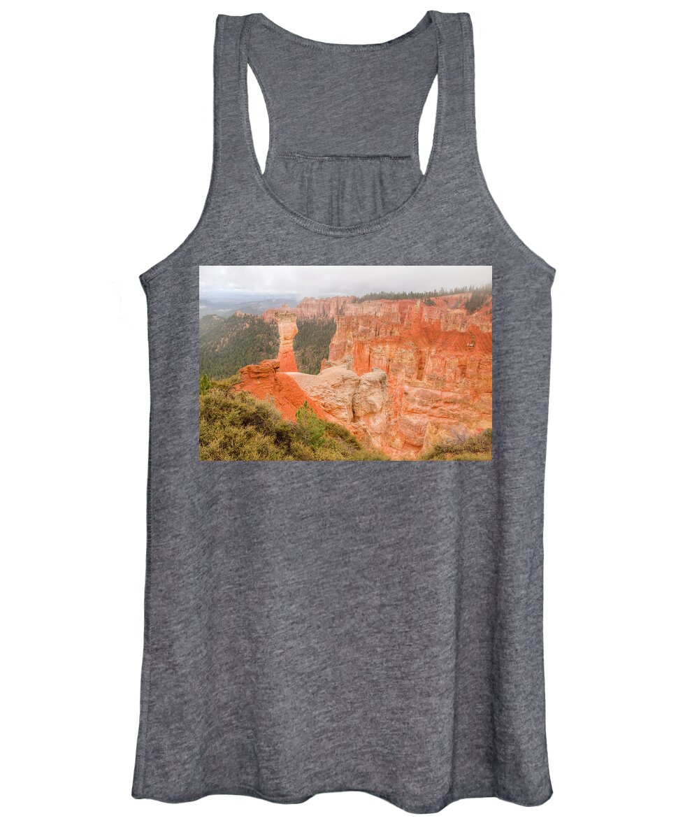 Bryce Canyon Women's Tank Top featuring the photograph The Hunter 0961 by Kristina Rinell
