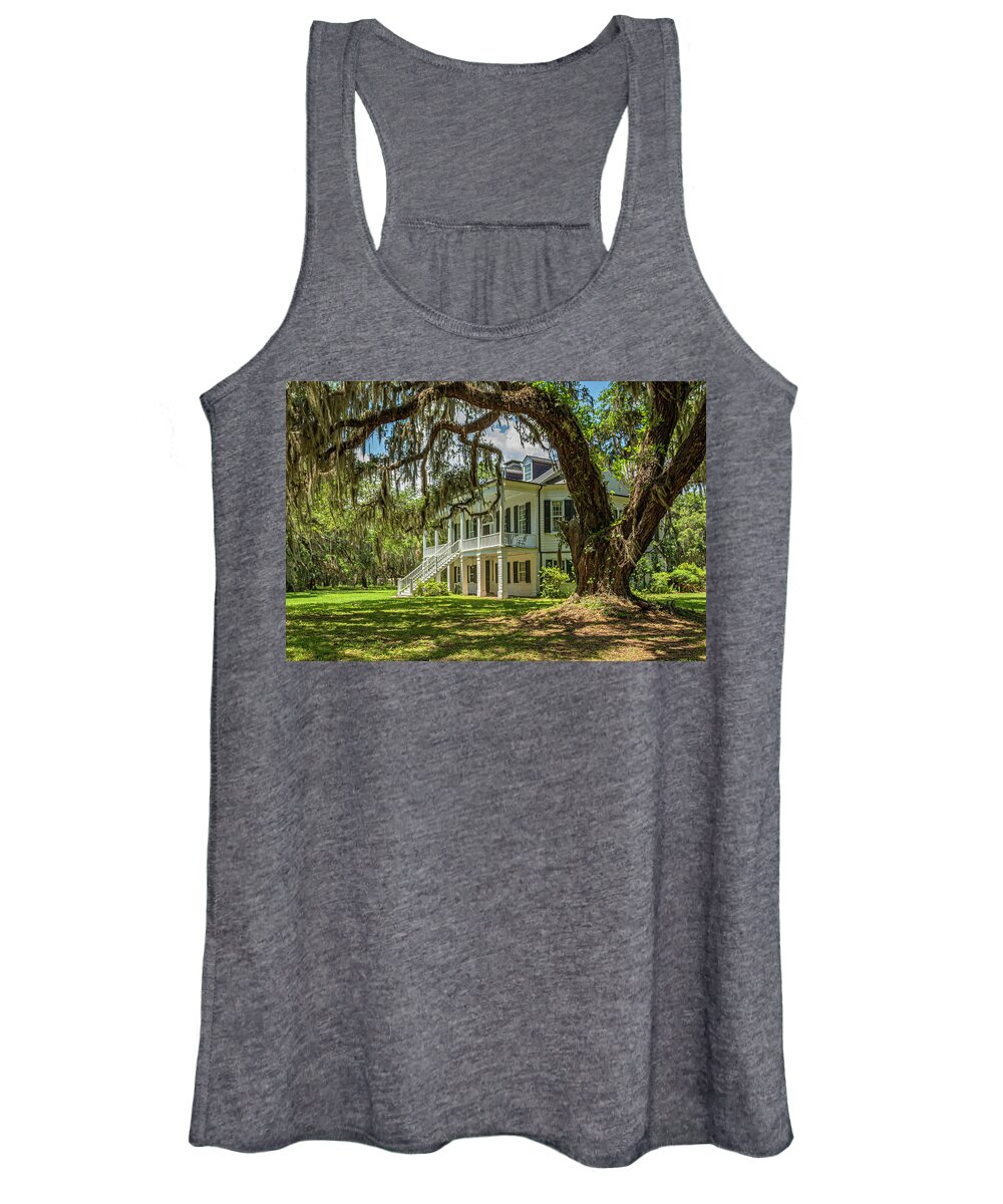 Manor House Women's Tank Top featuring the photograph The Manor 2019-05 06 by Jim Dollar