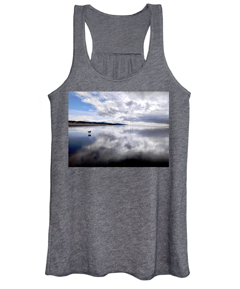 Clouds Women's Tank Top featuring the photograph The Quest by Misty Morehead
