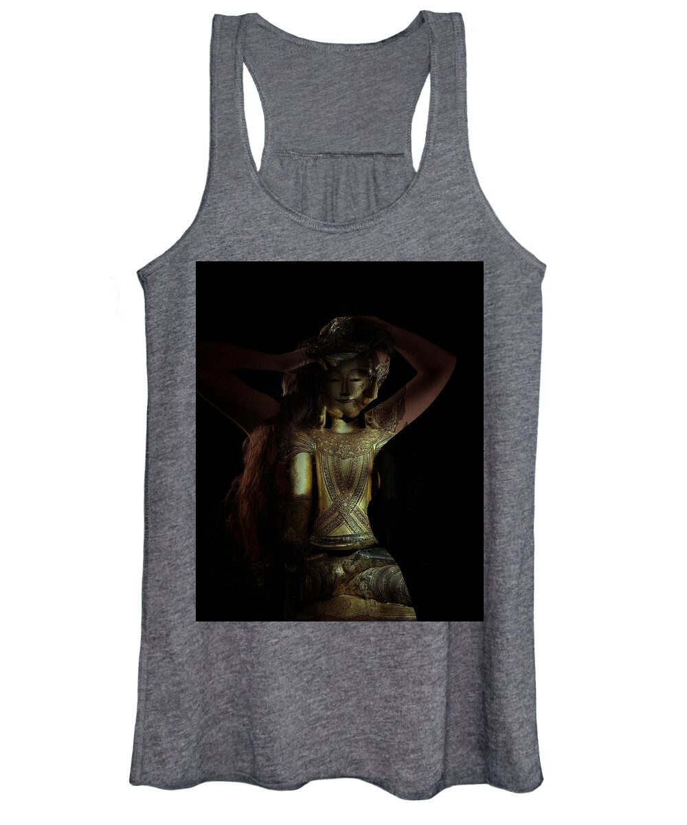 The Woman Beneath Women's Tank Top featuring the photograph The Woman Beneath by Marianna Mills