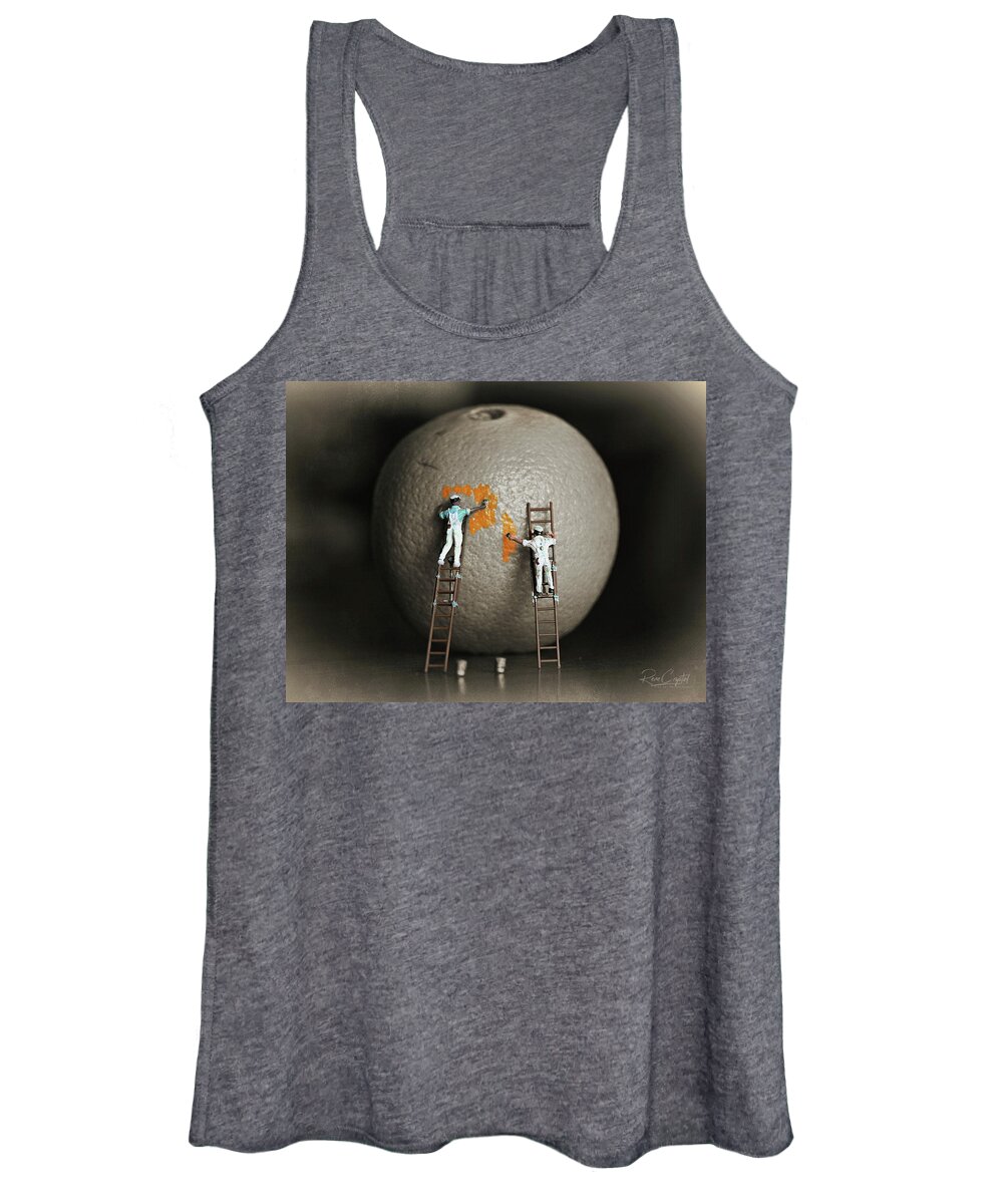 Selective Color Women's Tank Top featuring the photograph This Will Take Some Time by Rene Crystal