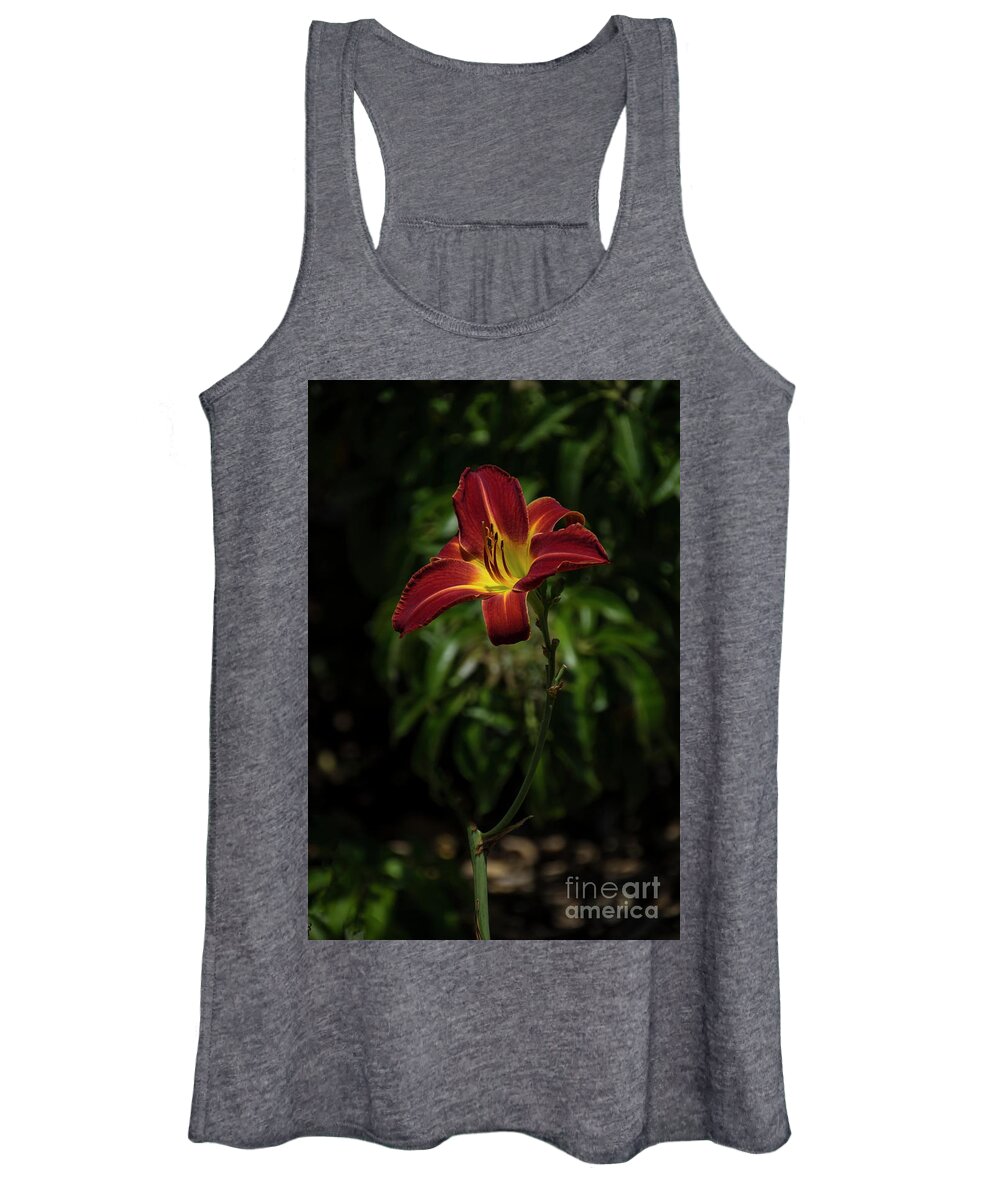 Flower Women's Tank Top featuring the photograph Tiger Day Lily by Alex Morales