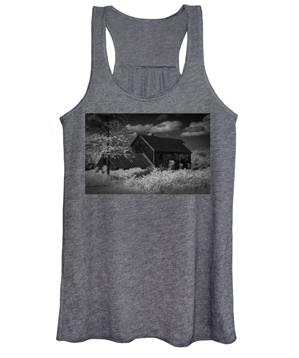 Black&white Women's Tank Top featuring the photograph Timeless by Vicky Edgerly