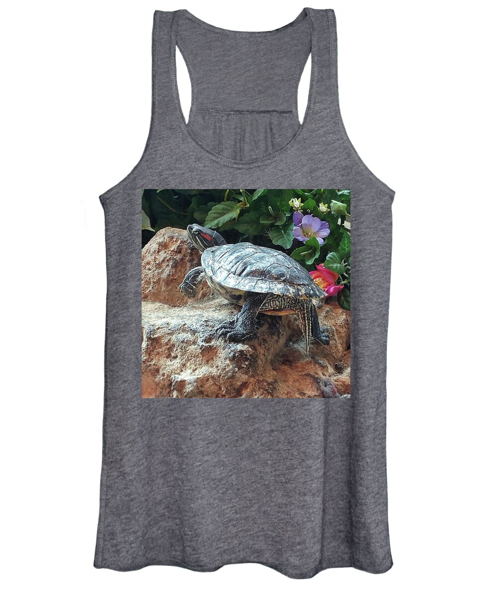 Turtle Women's Tank Top featuring the photograph Turtle No. 2 by Boyd Carter