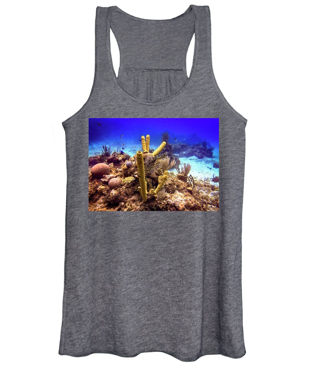 Tourism Women's Tank Top featuring the photograph Underwater by Laura Hedien