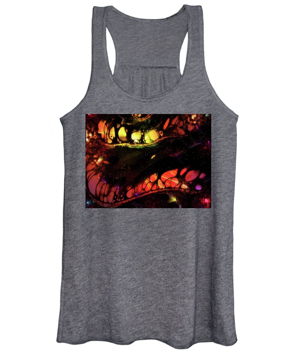Painting Women's Tank Top featuring the painting Undying Light by Art by Gabriele