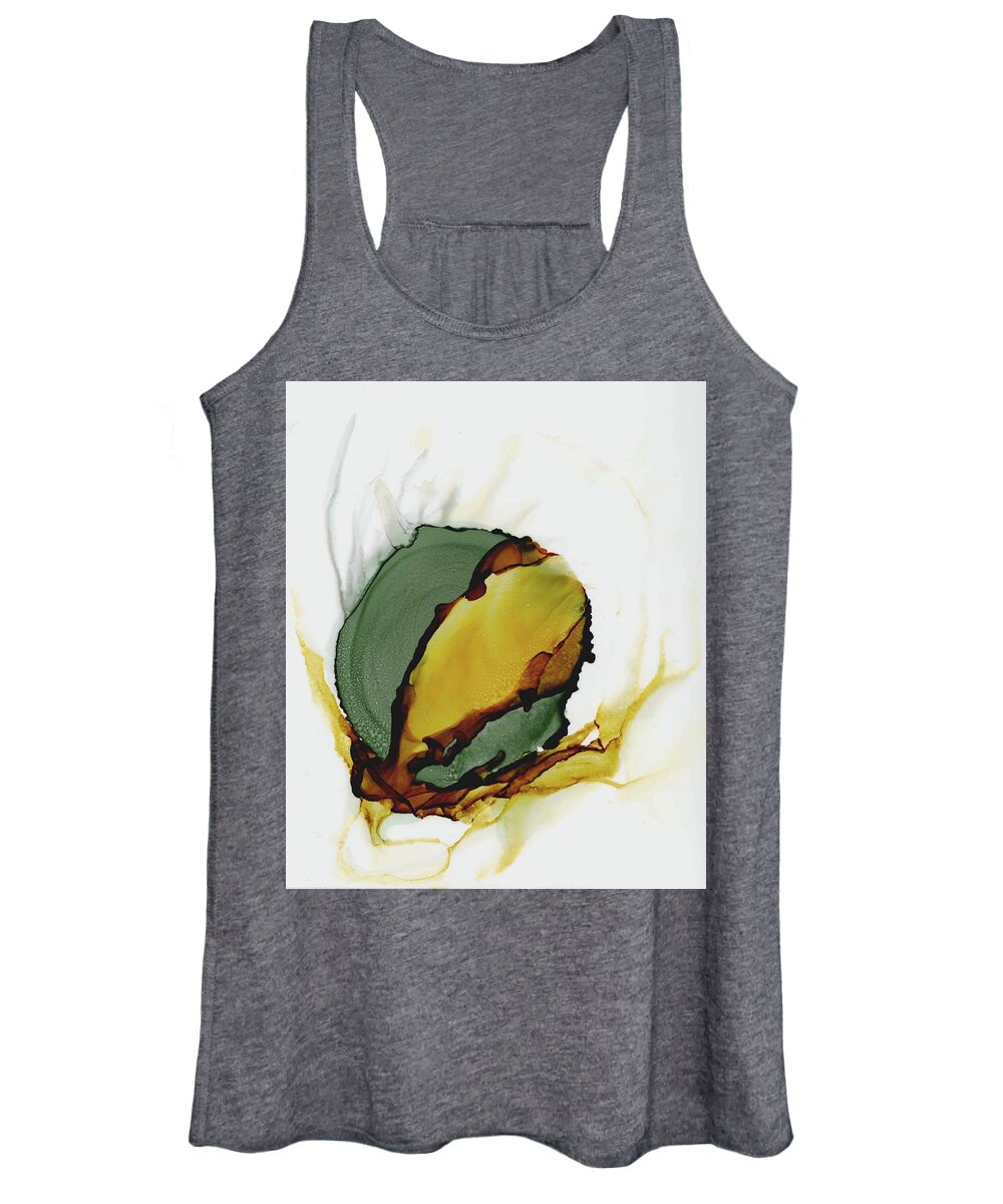 Bold Women's Tank Top featuring the painting Unexpected Victory by Christy Sawyer