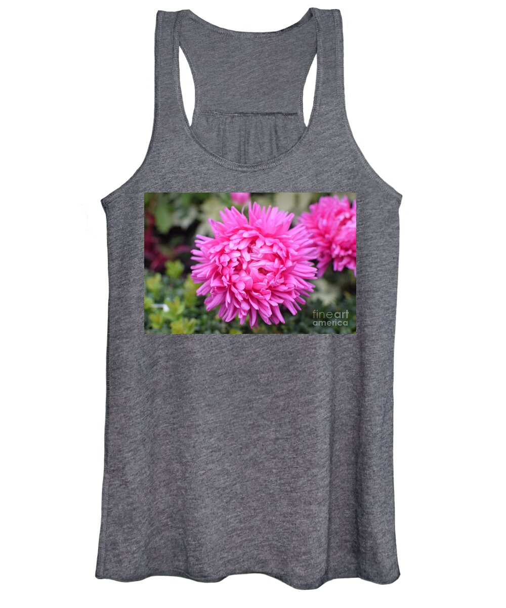 Vibrant Pink Women's Tank Top featuring the photograph Vibrant Pink Flower by Abigail Diane Photography