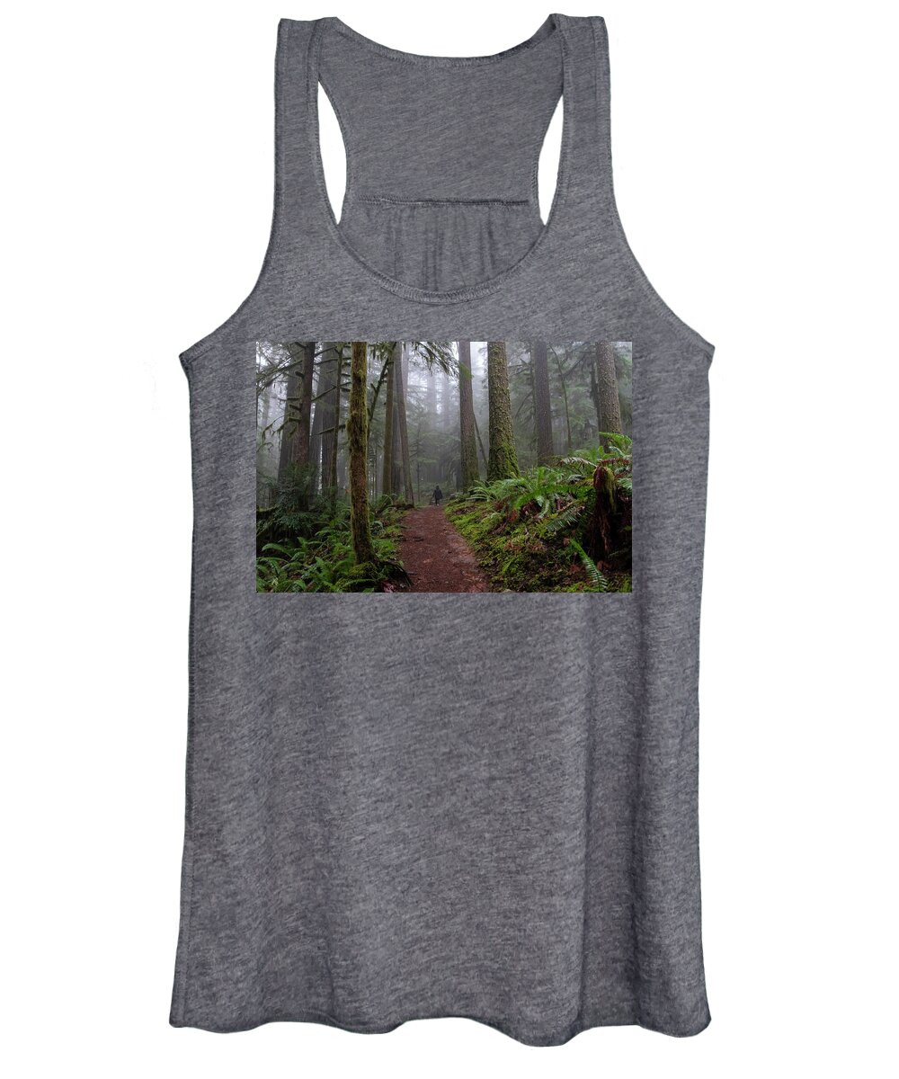 Forests Women's Tank Top featuring the photograph Walk Among Giants by Steven Clark