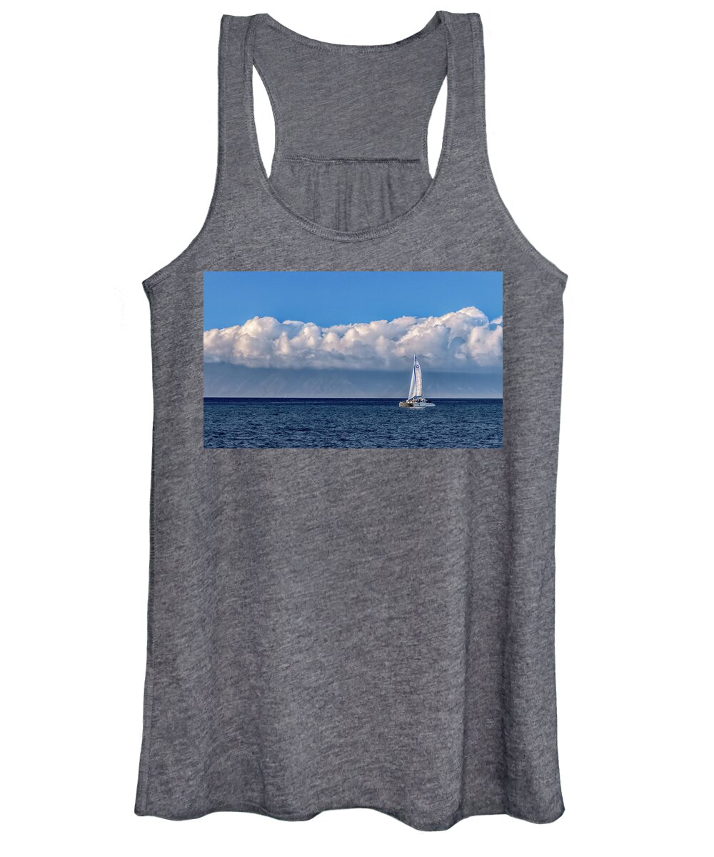Hawaii Women's Tank Top featuring the photograph Whale Watching by G Lamar Yancy