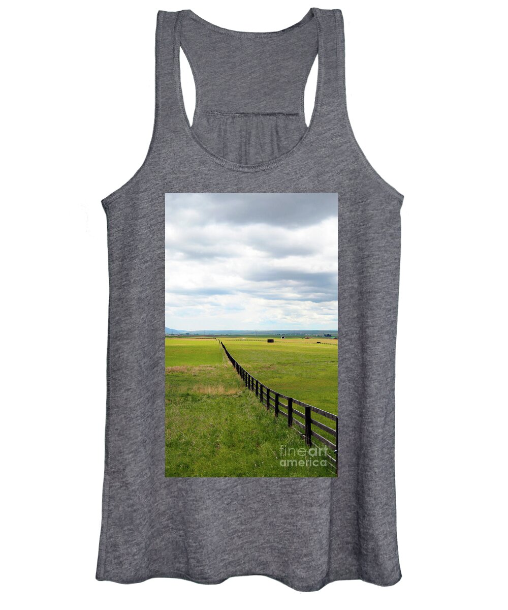 Yakima Women's Tank Top featuring the photograph Yakima Fields by Joe Schofield