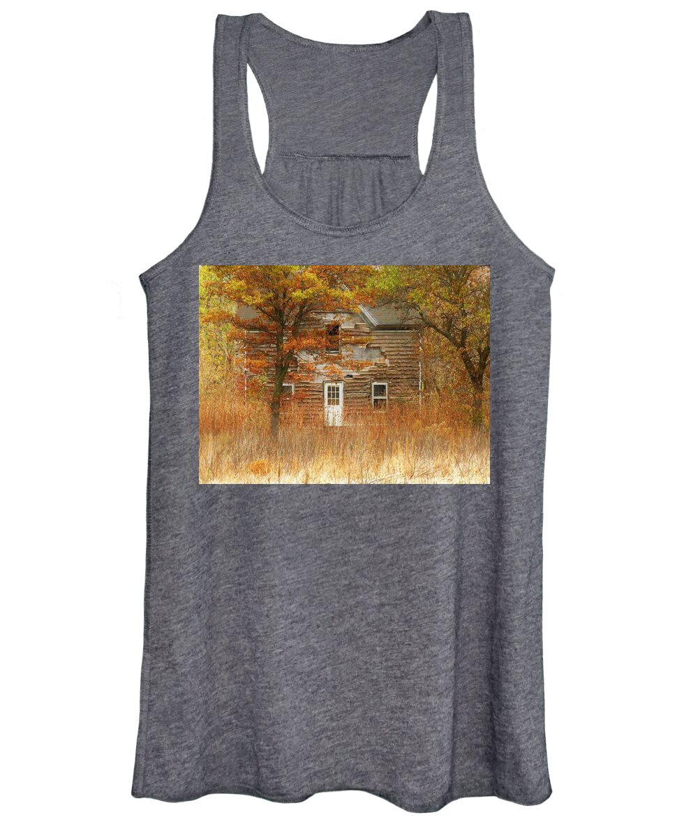 House Women's Tank Top featuring the photograph Yesterday by Lori Frisch