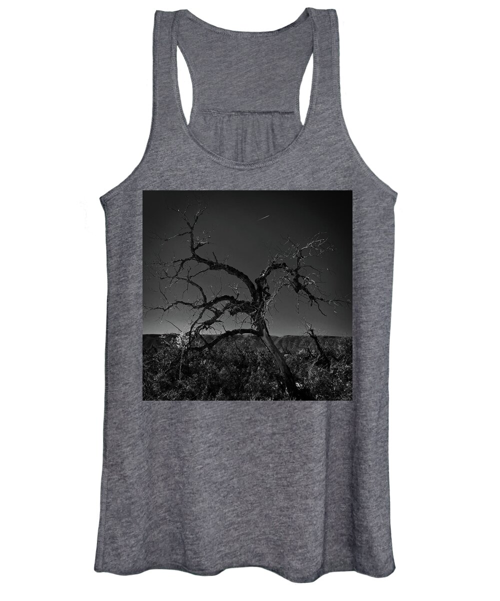 Tree Women's Tank Top featuring the photograph Desert Floor #1 by George Taylor