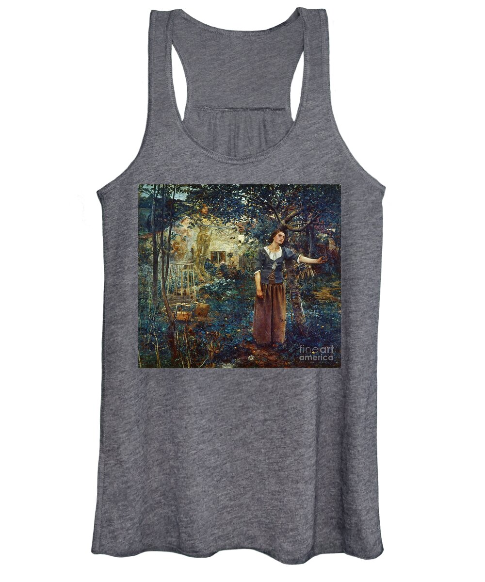 15th Century Women's Tank Top featuring the painting JOAN OF ARC c1412-1431 #1 by Granger