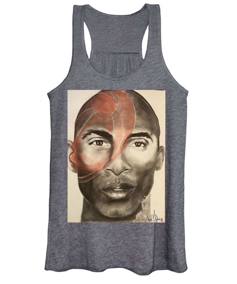  Women's Tank Top featuring the drawing KB #1 by Angie ONeal