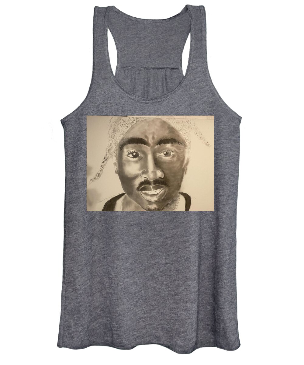  Women's Tank Top featuring the drawing PAC by Angie ONeal