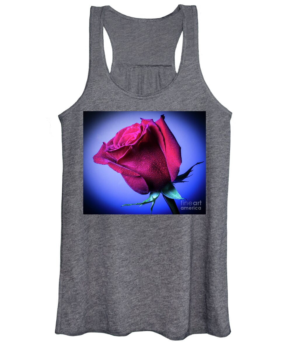 Red Women's Tank Top featuring the photograph Vivacity #2 by Doug Norkum