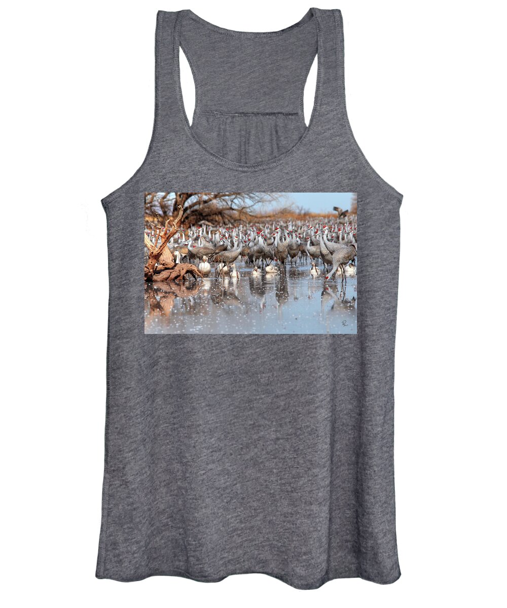 Wildlife Women's Tank Top featuring the photograph Whitewater Draw 2436 by Robert Harris