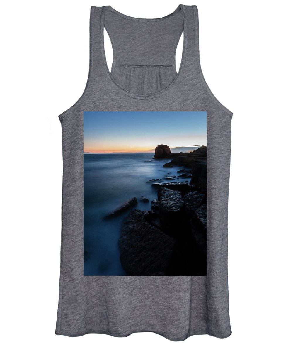 Portland Women's Tank Top featuring the photograph Pulpit rock at Portland Bill #10 by Ian Middleton