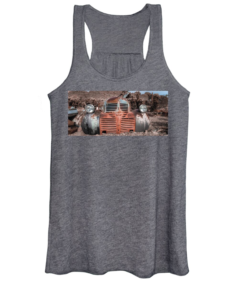 Arizona Women's Tank Top featuring the photograph 1943 Chevy truck by Darrell Foster