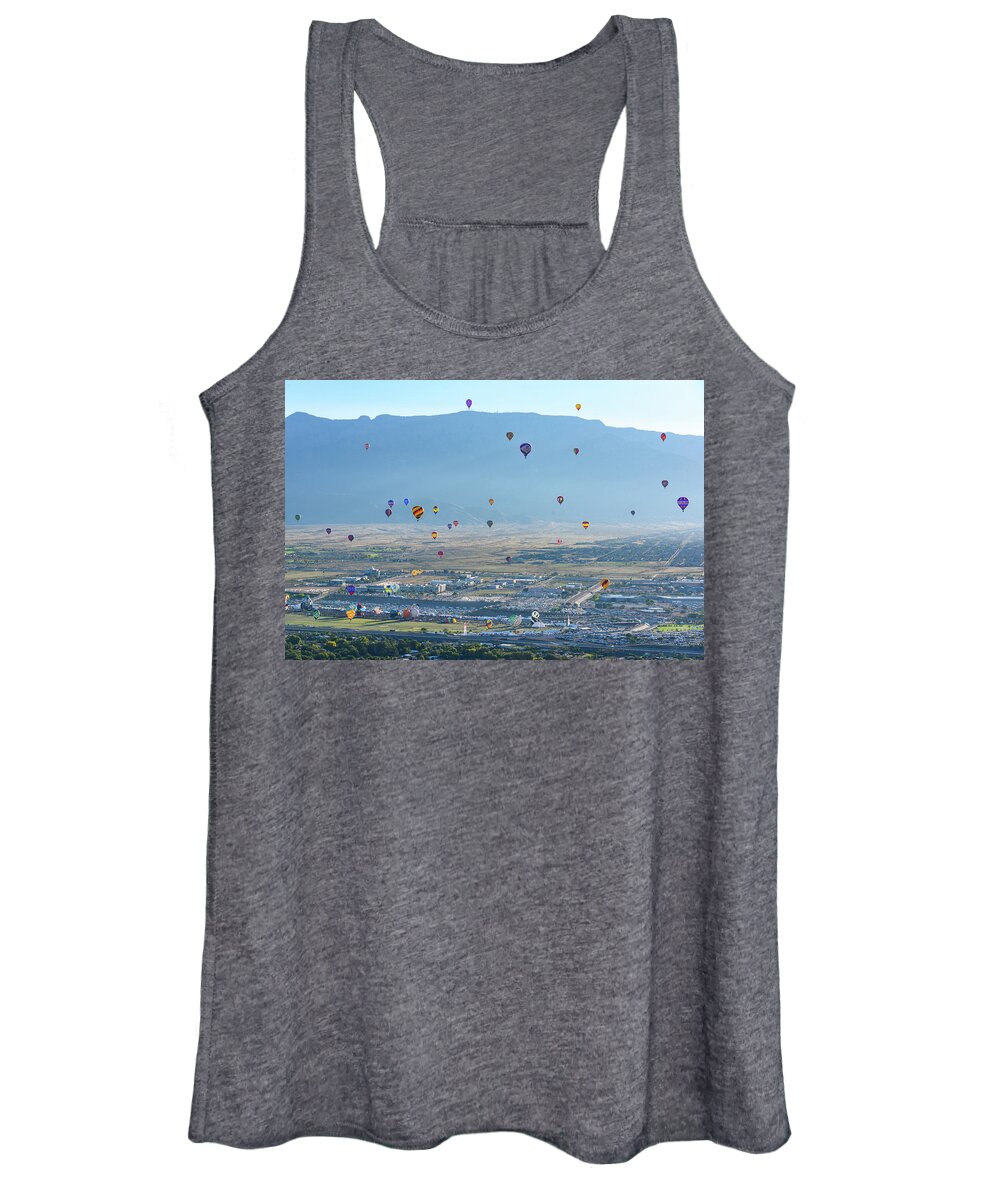 Hot Air Balloon Women's Tank Top featuring the photograph 2017 Abf 3 by Tara Krauss