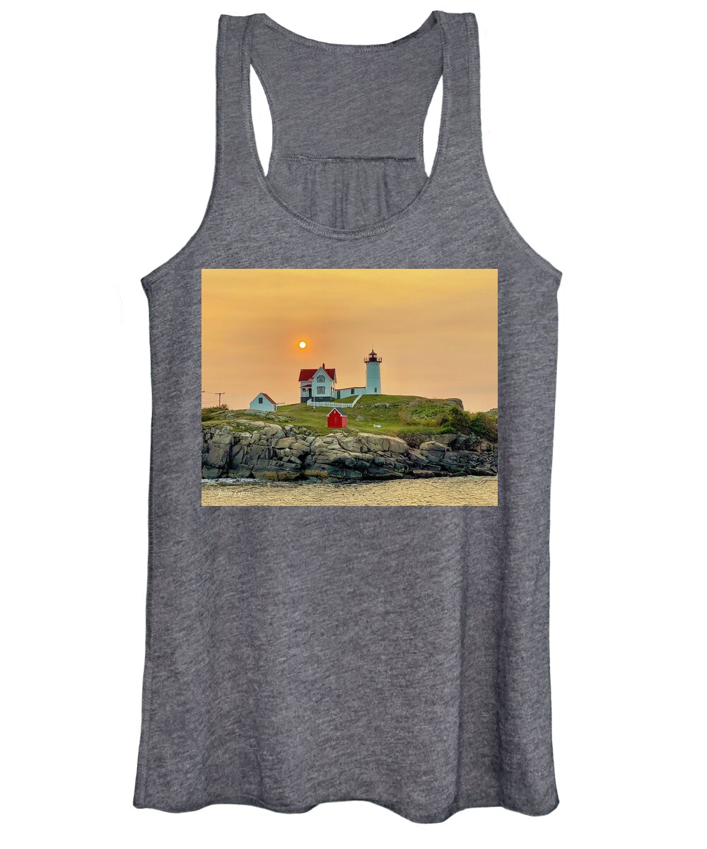  Women's Tank Top featuring the photograph Nubble #3 by John Gisis