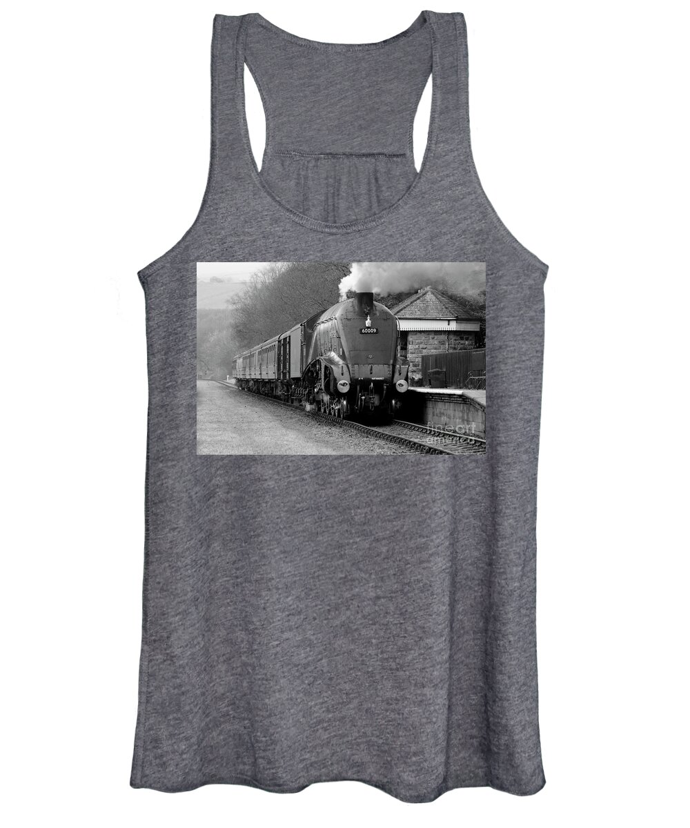 Steam Women's Tank Top featuring the photograph Steam locomotive 60009 Union Of South Africa #4 by David Birchall