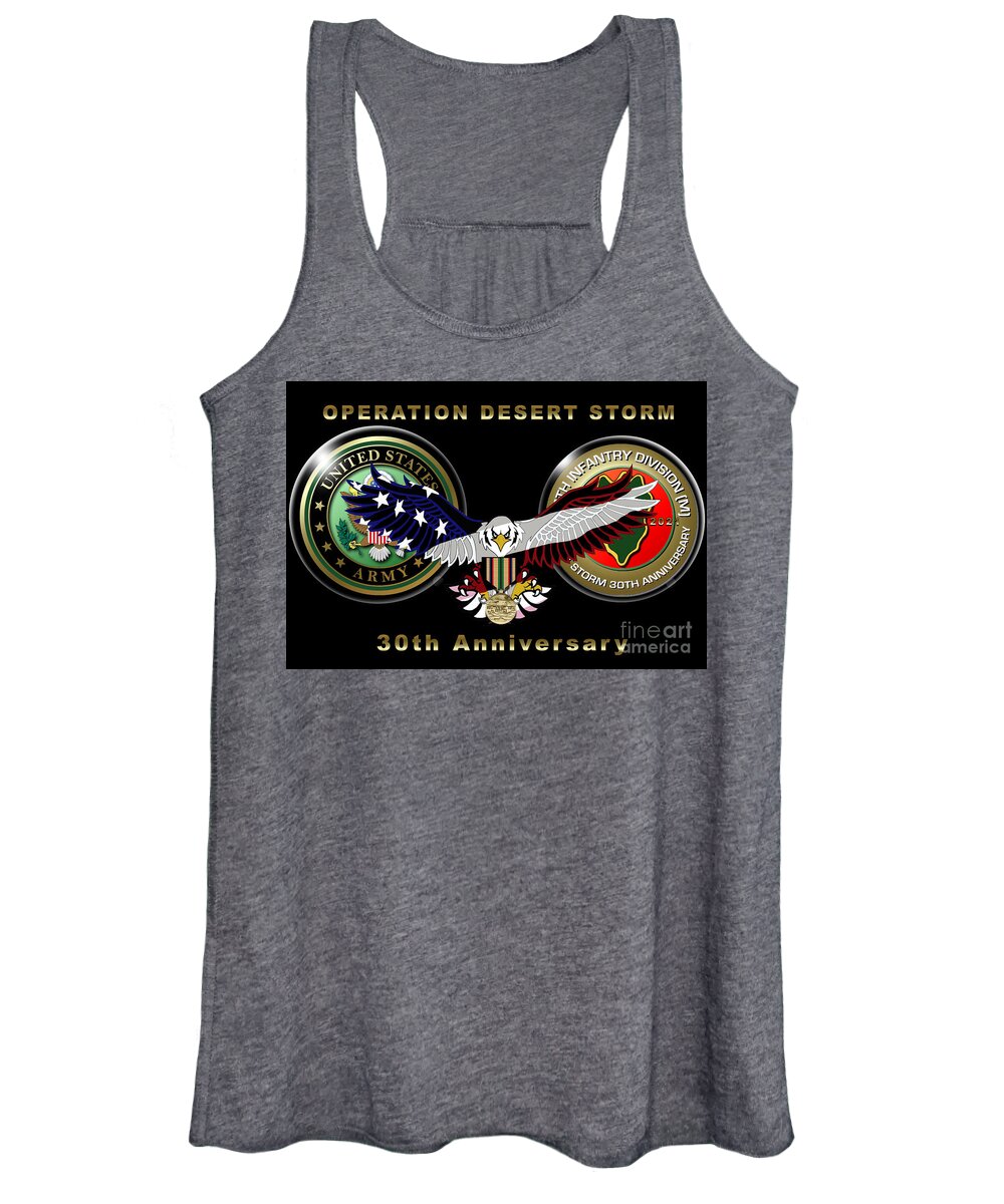 30th Women's Tank Top featuring the digital art 30th Anniversary by Bill Richards