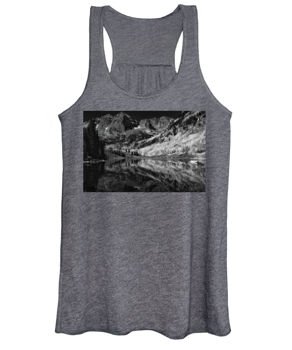 Co Women's Tank Top featuring the photograph Colorado in Black and White by Doug Wittrock