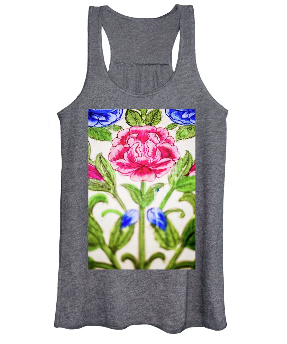 Rajasthan Women's Tank Top featuring the photograph Temple painting, Rajasthan.India #9 by Lie Yim