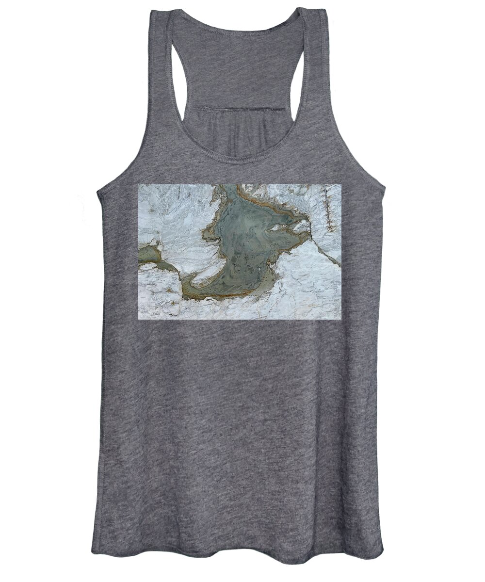 Abstract Women's Tank Top featuring the photograph A Forgotten Land by Dan McGeorge