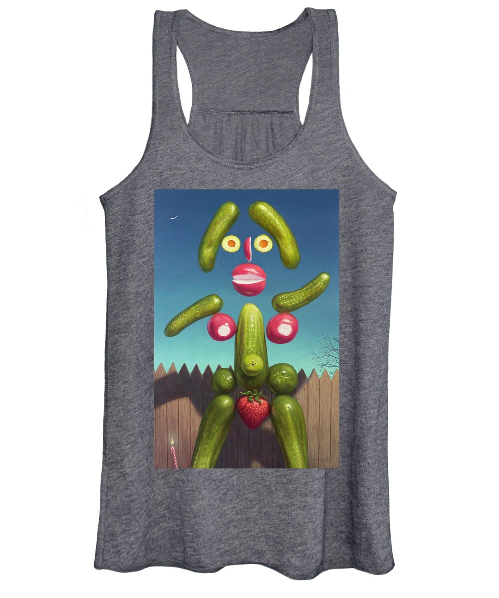 Pickles Women's Tank Top featuring the painting A Magical Night by James W Johnson