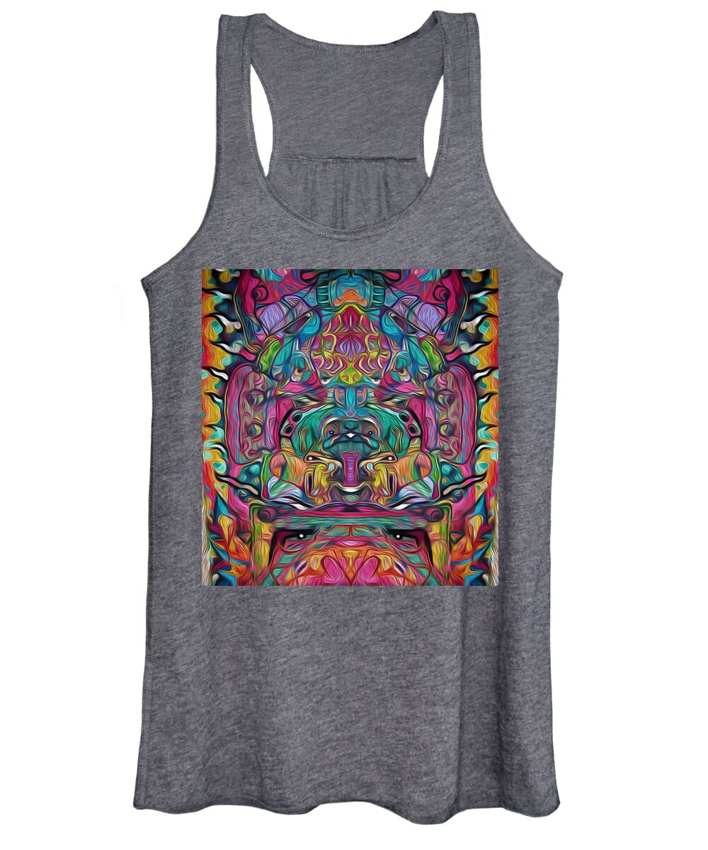 Visionary Women's Tank Top featuring the digital art A Power Greater by Jeff Malderez