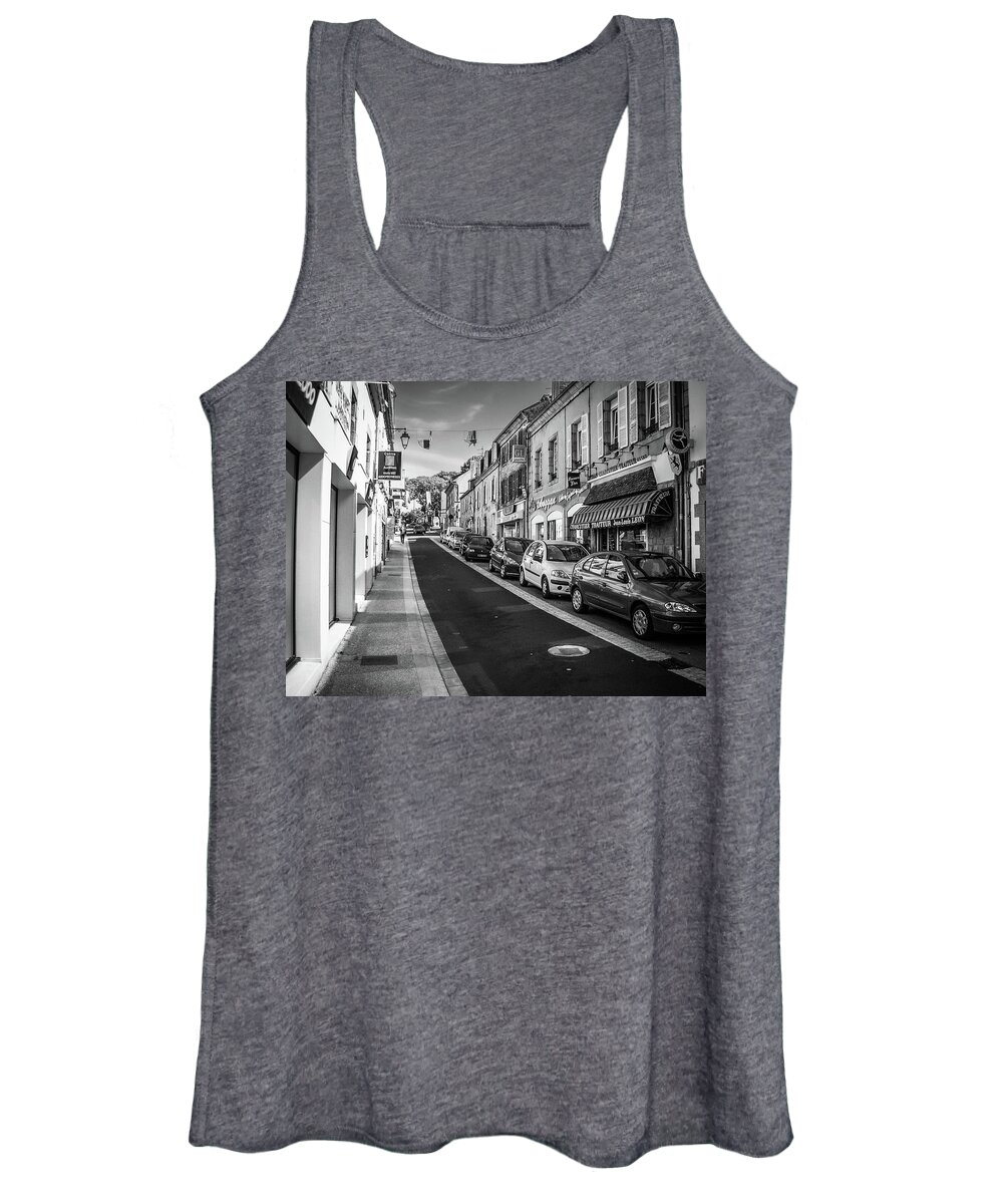France Women's Tank Top featuring the photograph A view from town by Jim Feldman