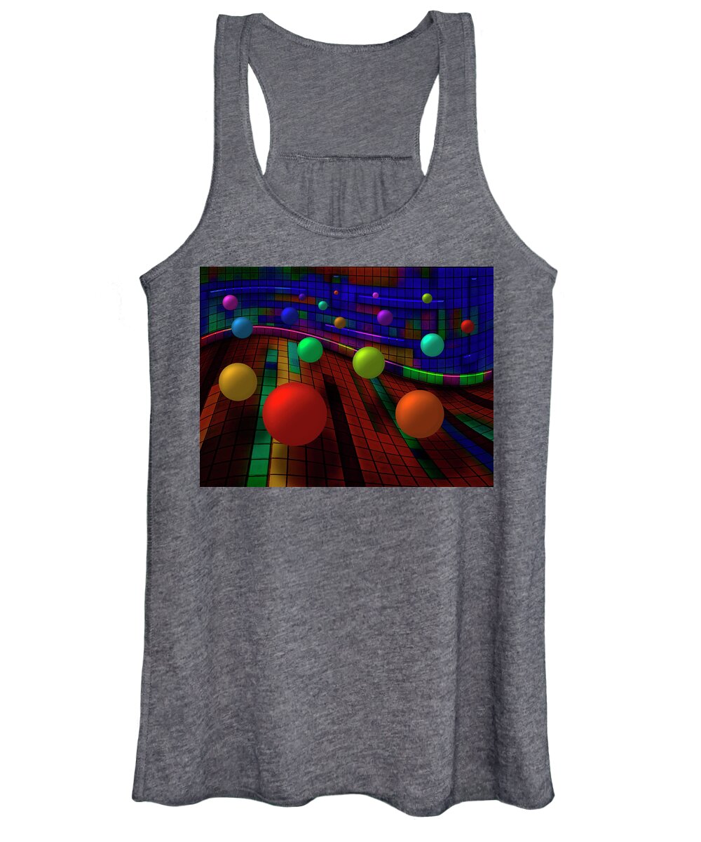 Photography Women's Tank Top featuring the photograph Above The Rainbow by Paul Wear