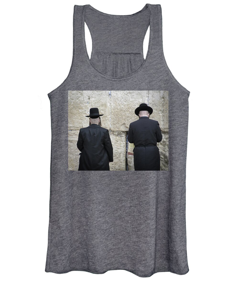 Israel Women's Tank Top featuring the photograph Adding to the Prayers of Many by M Kathleen Warren