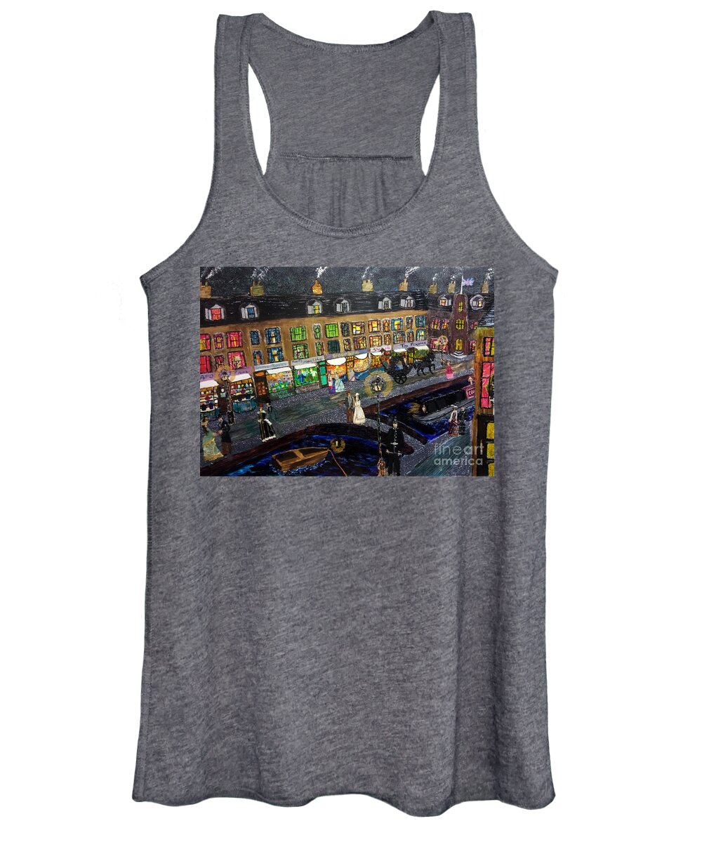 History Women's Tank Top featuring the mixed media Adrift by David Westwood