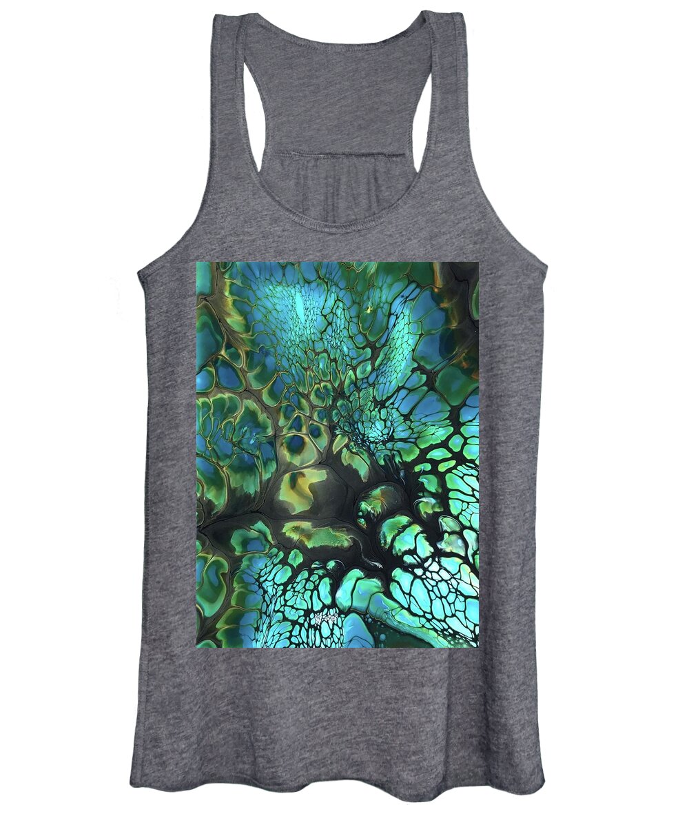 Painting Women's Tank Top featuring the painting Alien Incubator by Steve Chase