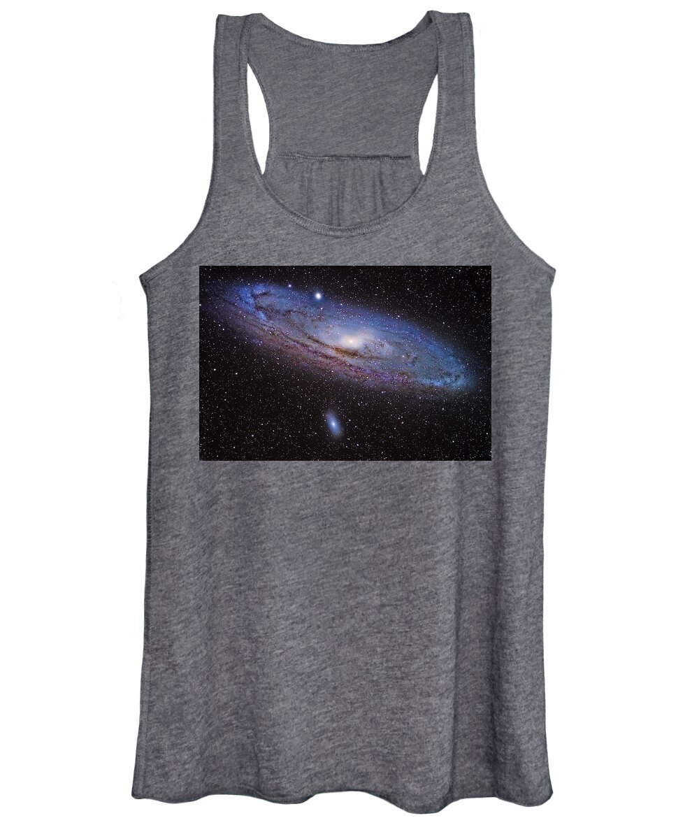 Andromeda Women's Tank Top featuring the photograph Andromeda Galaxy by Ralf Rohner