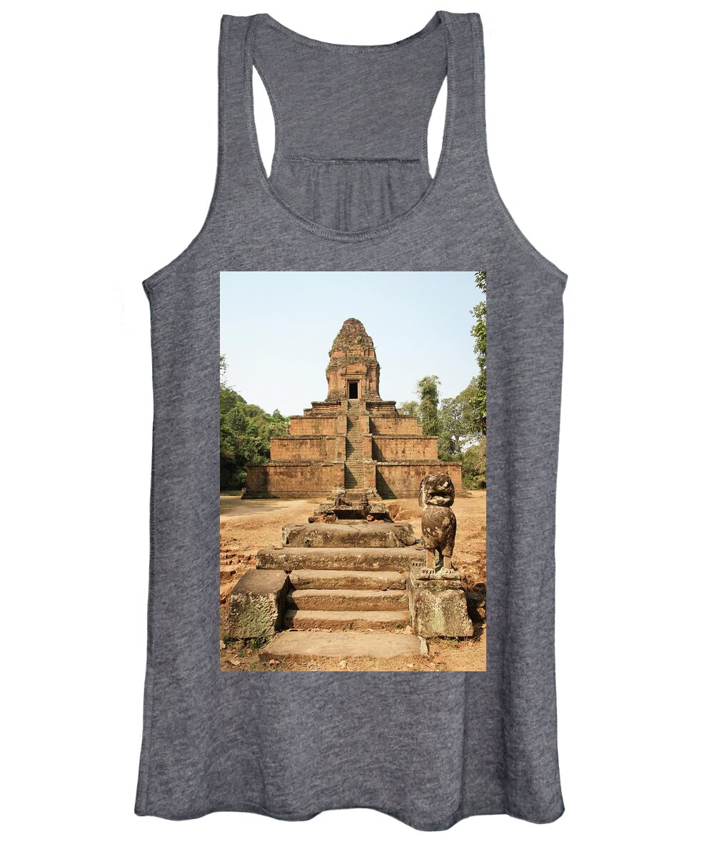 Angkor Wat Women's Tank Top featuring the photograph Angkor Wat Temple by Josu Ozkaritz