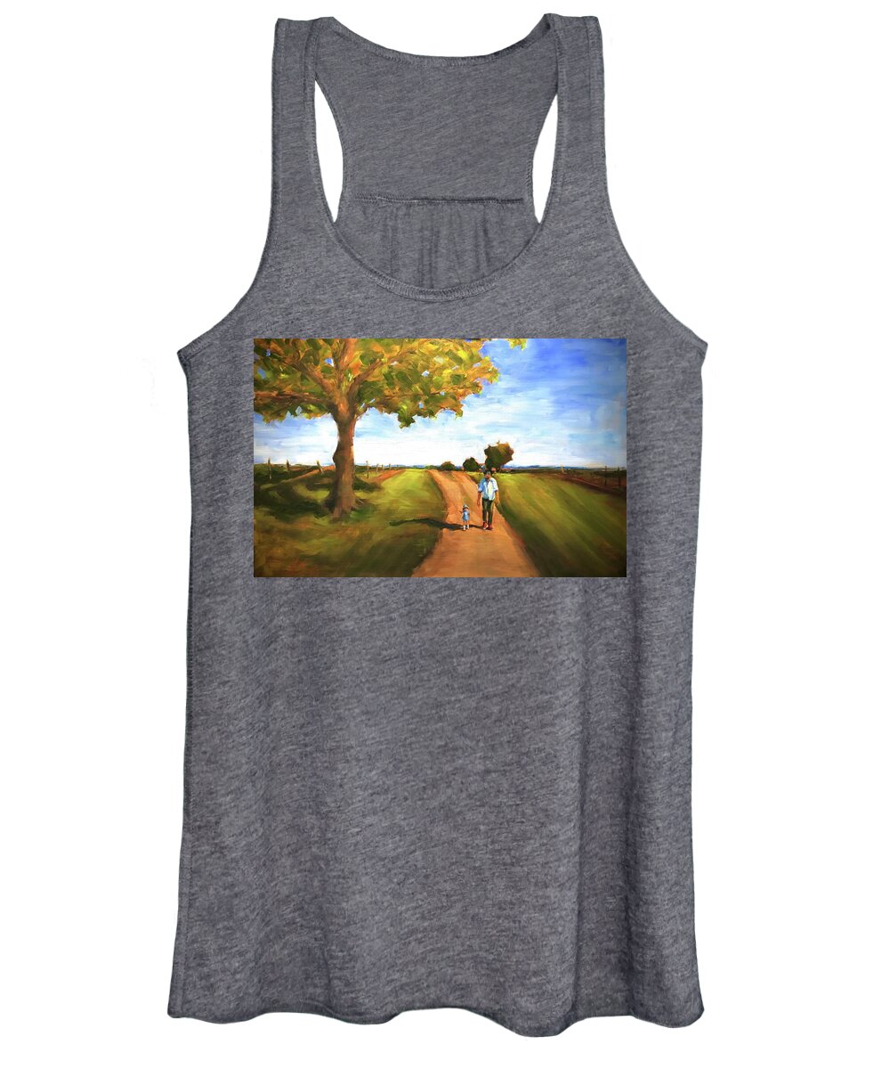  Women's Tank Top featuring the painting Anywhere you go by Ashlee Trcka