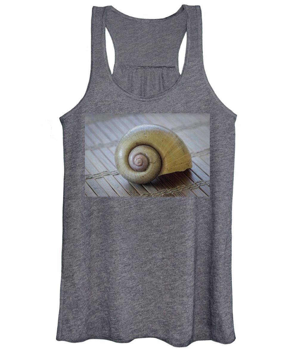 Apple Snail Women's Tank Top featuring the photograph Apple Snail by Fran Gallogly