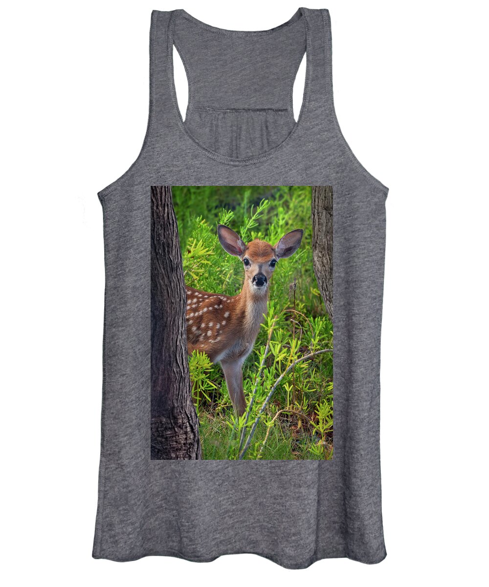 Wildlife Women's Tank Top featuring the photograph Are You Coming? by Louise Lindsay