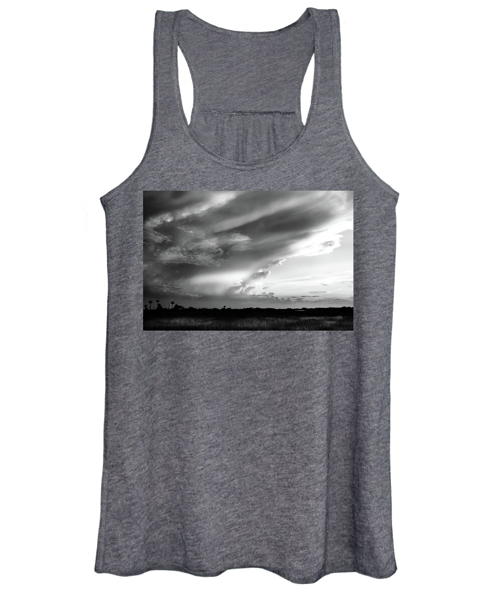 Clouds Women's Tank Top featuring the photograph Aripeka Storm by Rick Redman