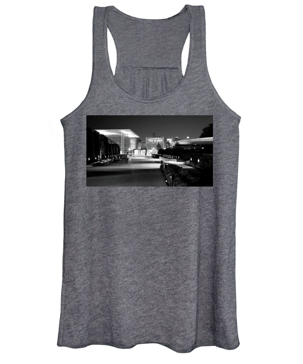 Architecture Women's Tank Top featuring the photograph Art Institute Chicago Architecture Night by Patrick Malon