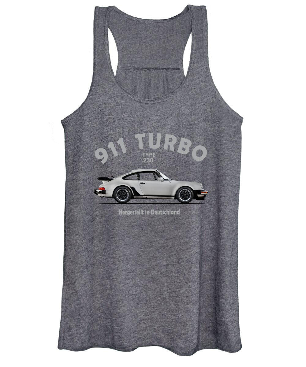 Porsche 911 Turbo Women's Tank Top featuring the photograph The 911 Turbo 1984 by Mark Rogan